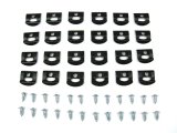 Precision Replacement Parts Windshield Molding Clip Kits PCK-3216-64 1964-1965 Mopar B-Body, Fits 2 door hardtop models - Kit, Rear Window, 40 Piece Set thumbnail 1