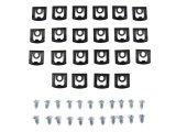 Precision Replacement Parts Windshield Molding Clip Kits PCK-3861-68 1968-1976 Dodge Dart/Scamp (2Dr Hardtop), Fits 2 door hardtop models - Kit, Rear Window, 44 Piece Set thumbnail 1