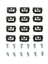 Precision Replacement Parts Windshield Molding Clip Kits PCK-4439-70 1970-1976 Dodge Dart/Duster (2Dr Coupe), Fits 2 door hardtop models (Demon, Sport, Duster) models - Kit, Rea thumbnail 1