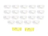 Precision Replacement Parts Windshield Molding Clip Kits PCK-563-87 1987-1990 Mitsubishi Van, Kit, Windshield, 21 Piece Set thumbnail 1