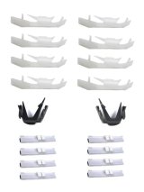 Precision Replacement Parts Windshield Molding Clip Kits PCK-580-88 1988-1992 Toyota Corolla (4Dr Sedan/Wagon), Kit, Windshield, 18 Piece Set thumbnail 1