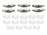 Precision Replacement Parts Windshield Molding Clip Kits PCK-606-89 1989-1993 Mitsubishi Galant (4Dr Sedan), Kit, Windshield, 20 Piece Set thumbnail 1