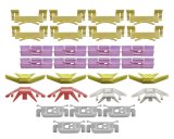 Precision Replacement Parts Windshield Molding Clip Kits PCK-641-90 1990-1993 Honda Accord (4Dr Sedan), Kit, Windshield, 29 Piece Set thumbnail 1