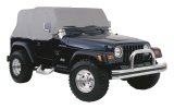 RT Off-Road Cab Covers for 1987-1991 WRANGLER - CC10109 Cover, Polypropylene, Gray, Jeep, Each thumbnail 1