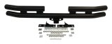 RT Off-Road Double Tube Bumpers RT20007 Bumper, Tube, Rear, Steel, Black Powdercoated, Jeep, Each thumbnail 1
