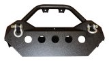 RT Off-Road Heavy-Duty Bumpers for 2020 GLADIATOR, 2018-2021 WRANGLER - RT20045 Bumper, Front, Fabricated, Stinger, Steel, Stubby, Winch Mount, Two LED Pods, Black Textured Powdercoated, Jeep, Each thumbnail 4