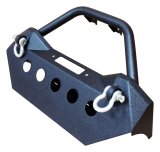RT Off-Road Heavy-Duty Bumpers for 2020 GLADIATOR, 2018-2021 WRANGLER - RT20045 Bumper, Front, Fabricated, Stinger, Steel, Stubby, Winch Mount, Two LED Pods, Black Textured Powdercoated, Jeep, Each thumbnail 5