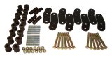 RT Off-Road Shackle Kits RT21023 Shackles, Greasable, Black Rubber Bushings, 0.750 in. Raised, Jeep, Kit thumbnail 1
