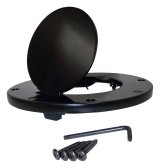RT Off-Road Fuel Doors for 1997-2006 WRANGLER - RT26037 Door, Round, Steel, Black, Jeep, Each thumbnail 1