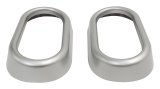 RT Off-Road Interior Door Handle Accents for 2007-2010 WRANGLER - RT27024 Accents, Plastic, Brushed Silver Finish, Jeep, Pair thumbnail 1