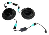 RT Off-Road LED Headlight Conversion Kits RT28104 Headlights, LED, Sealed Beam Conversion, Without Halo, Round, 7.00 in. Diameter, Jeep, Pair thumbnail 4