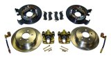 RT Off-Road Disc Brake Conversion Kits RT31007 Brakes, Conversion, Rear, Solid Surface Rotors, 1-piston Calipers, Parking Brake, Jeep, Kit thumbnail 1