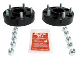 RT Off-Road 1.5 inch Wheel Spacers RT32013 Adapter Black Set Jeep JK 1.5? Wide Spacer Set with a 5 on 5? Bolt Pattern; Includes 2 Gloss Black thumbnail 1