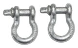 RT Off-Road D-Rings RT33005 Bow Shackles, Steel, Natural, 2 in. Receiver Size, Pair thumbnail 1