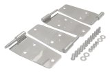 RT Off-Road Door Hinges RT34008 Hinges, Side Only, Stainless Steel, Polished, Jeep, Set of 4 thumbnail 1