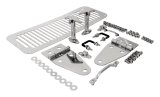 RT Off-Road Complete Hood Dress Up Kits RT34013 Dress-Up Kit, Hood, Stainless Steel, Polished, Jeep, Kit thumbnail 1