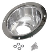 RT Off-Road Fuel Neck Protectors for 1997-2006 WRANGLER - RT34056 Protector, Stainless Steel, Polished, Jeep, Each thumbnail 1