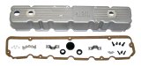 RT Off-Road Valve Covers RT35004 Cover, Perimeter Bolt Mounting, Stock Height, Cast Aluminum, Natural, 4.2L Top Style, Jeep, 4.2L, Each thumbnail 1