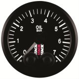 Stack Pro-Control Stepper Motor Analog Gauges ST3501 Gauge, Pro Motor, Oil Pressure, 0-7 Bar, 2 1/16 in., Black Face, Analog, Electrical, Each thumbnail 1