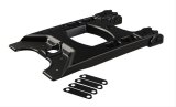 TeraFlex Jeep JK Wrangler HD Hinged Carriers for 2007-2017 WRANGLER, 2018 WRANGLER - 4838100 Spare Tire Carrier, Hinged, Rear of Vehicle Location, Aluminum, Black, 37 in. Max Tire Diameter, Jeep, Each thumbnail 1