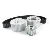 Top Street Performance Gilmer Style Pulley Kits 10090 Kit, Drive, Standard Ratio, Aluminum, Satin, 1.5 in. Belt, Chevy, Small Block, Short Water Pump, Kit thumbnail 1