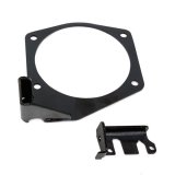 Top Street Performance Velocity Throttle Cable Brackets 81013BK Brackets, 105mm, Steel, Black, with Gaskets and Hardware, Kit thumbnail 1