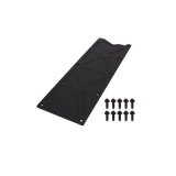 Top Street Performance Trussed-Style Engine Valley Covers 81043BK Cover, Trussed, Billet Aluminum, Black, Hardware Included, Chevy, Each thumbnail 1