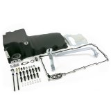 Top Street Performance LS Aluminum Rear Sump Retrofit Oil Pans 81074BK Pans, Engine Swap, Low Profile, Aluminum, Black, 4.250 in. Stroke, 5.5 Quarts, Chevy, LS, 4.8L, 5.3L, 5.7L, .0L, 6.2L, Kit thumbnail 1