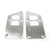 Top Street Performance Motor Mount Adapters 81100 Mounts, Engine Swap, Plate, Bolt-In, Billet Aluminum, Natural, SBC Gen III/IV Conversion, LS. Pair thumbnail 1