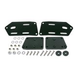 Top Street Performance Throttle Body Adapters, EFI Manifold 81150BK LSX TO FOX BODY MUSTANG ADAPTER PLATES, BLACK thumbnail 1