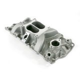 Top Street Performance High Dual Plane Intake Manifolds 82001 Manifold, Plane, Aluminum, Satin, Square/Spread Bore, Chevy Small Block, Each thumbnail 2