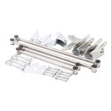 Top Street Performance Triangulated 4-Link Rear-End Suspension Kits for 1932 STREET ROD - CB5102 Link Kit, Kit, Shock Mounts, Stainless Steel Tube, 1.00 in. Lower/Upper Tube Diameter, Ford, Kit thumbnail 1