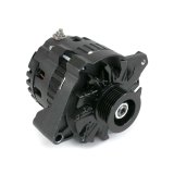 Top Street Performance Alternators ES1006BK Alternator, GM CS130, Internal Regulator, 160 Amp, Black, Buick, Chevy, GMC, Each thumbnail 1