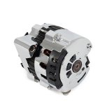 Top Street Performance Alternators ES1006C Alternator, GM CS130, Internal Regulator, 160 Amp, Chrome, Straight Clocking, Buick, Chevy, GMC, Each thumbnail 2