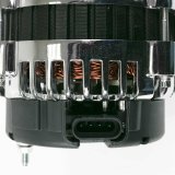 Top Street Performance Alternators ES1024BK Alternator, GM AD244, Internal Regulator, 220 AMP, Black, 4-Pin, GM, Van, SUV, Truck, Each thumbnail 1