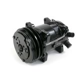 Top Street Performance Sanden Air Conditioning Compressors HC5001BK Compressor, 508, Aluminum, Black, 2-groove, V-belt, R-134A, Each thumbnail 1