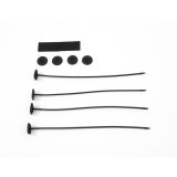 Top Street Performance Standard Cooling Fan Mounting Kits HC6100 Electric Hardware, Plastic, Black, Kit thumbnail 1