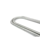 Top Street Performance Flexible Heater Hose Kits HC6310C Hoses, Stainless Steel, Polished, 0.750 in. Diameter, 44.00 in. Length, Adapters, Clamps, Kit thumbnail 2