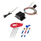 Top Street Performance Fan Switches HC7111BK ADJUSTABLE ELECTRIC FAN CONTROLLER WIRING HARNESS KIT, PROBE THERMOSTAT, 150-240 DEGREE F, BLACK thumbnail 1