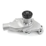 Top Street Performance High-Flow Mechanical Water Pumps HC8011 Pump, Mechanical, Short, High-Volume, Clockwise, Aluminum, Satin, Chevy, Small Block, Each thumbnail 1