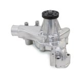 Top Street Performance High-Flow Mechanical Water Pumps HC8012P Pump, Mechanical, Long, High-Volume, Clockwise, Aluminum, Polished, Chevy, Small Block, Each thumbnail 1
