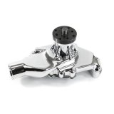 Top Street Performance High-Flow Mechanical Water Pumps HC8013C Pump, Mechanical, Short, High-Volume, CounterClockwise, Aluminum, Chrome, Chevy, Small Block, Each thumbnail 1