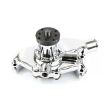 Top Street Performance High-Flow Mechanical Water Pumps HC8013C Pump, Mechanical, Short, High-Volume, CounterClockwise, Aluminum, Chrome, Chevy, Small Block, Each thumbnail 2