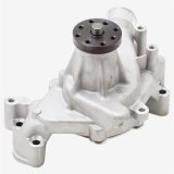 Top Street Performance High-Flow Mechanical Water Pumps HC8014 Pump, Mechanical, Long, High-Volume, Reverse Rotation, Aluminum, Satin, 5/8 in. Pilot, Chevrolet, Small Block, Each thumbnail 2