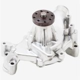 Top Street Performance High-Flow Mechanical Water Pumps HC8014P Pump, Mechanical, Long, High-Volume, CounterClockwise, Aluminum, Polished, Chevy, Small Block, Each thumbnail 1
