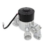 Top Street Performance High-Flow Electric Water Pumps HC8030C Pump, Electric, 35 gpm, Aluminum, Chrome, Ford, Each thumbnail 1