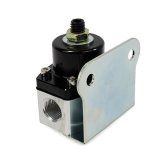 Top Street Performance Billet Aluminum Fuel Pressure Regulators JM1057BK Regulator, 5-12 psi, Aluminum, Black/Natural, Universal, Each thumbnail 2