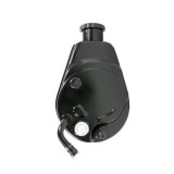 Top Street Performance Saginaw P Series Power Steering Pumps JM2000BK Pump, Series, Attached Reservoir, Keyway Pulley Style, Black Reservoir, with Black Cap, Each thumbnail 1