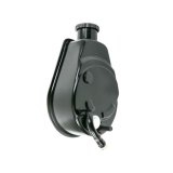 Top Street Performance Saginaw P Series Power Steering Pumps JM2000BK Pump, Series, Attached Reservoir, Keyway Pulley Style, Black Reservoir, with Black Cap, Each thumbnail 2