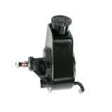 Top Street Performance Saginaw P Series Power Steering Pumps JM2000BK Pump, Series, Attached Reservoir, Keyway Pulley Style, Black Reservoir, with Black Cap, Each thumbnail 3